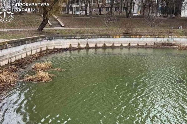 Прокуратура вимагає повернути 200 тис. грн за фіктивне очищення озера Голубе в Києві