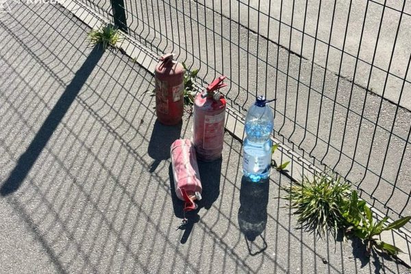 Пожежа у сміттєвозі на Заболотного: загоряння ліквідували за 15 хвилин у Києві