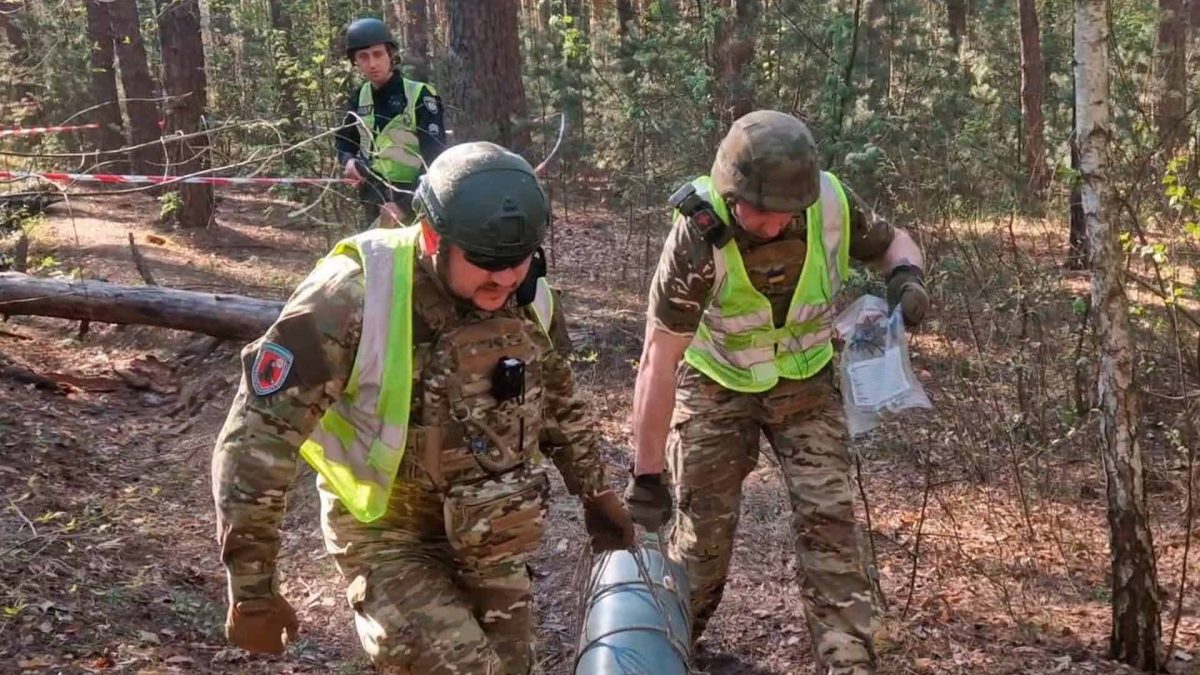 Бойова частина «Герані-2» знайшовся у лісосмузі Деснянського району Києва