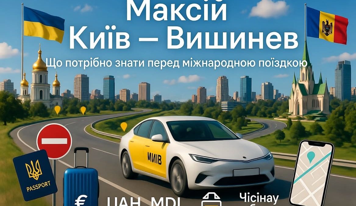 Таксі Київ – Кишинів: що потрібно знати перед міжнародною поїздкою