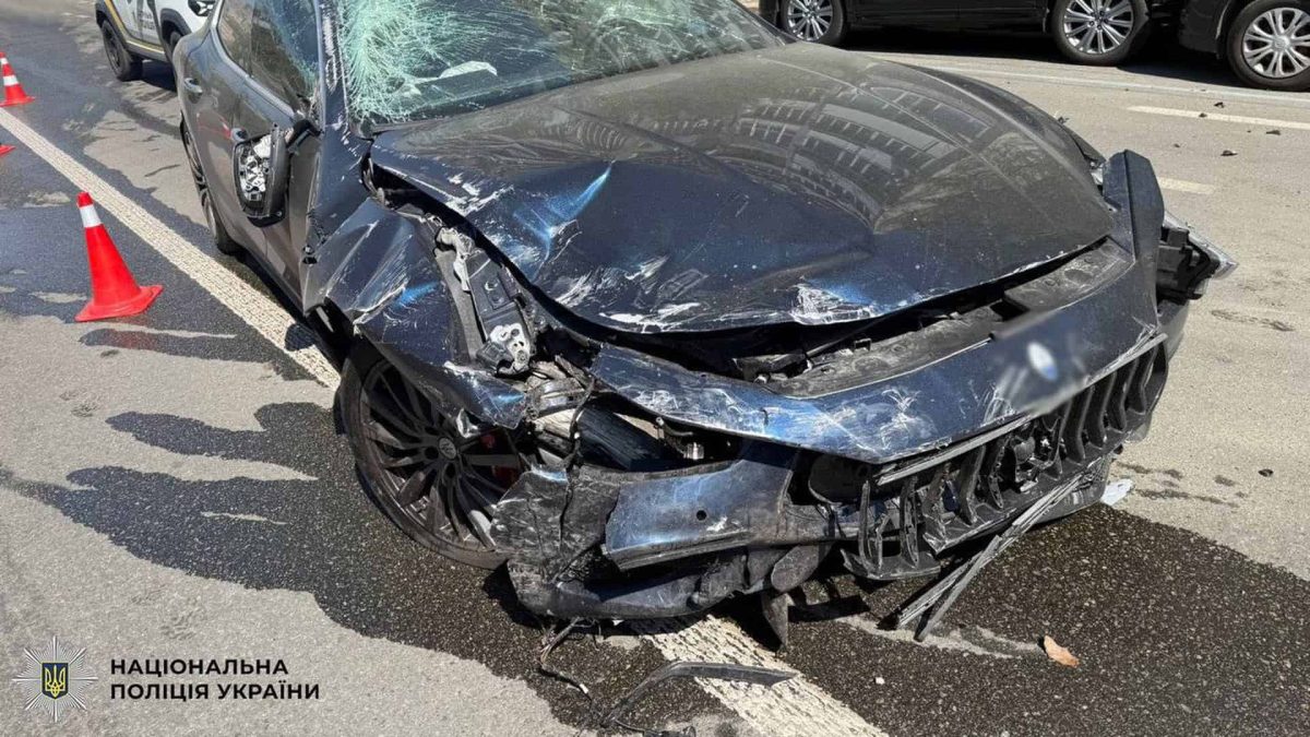 П’яний водій Maserati протаранив 3 авто на Печерську: що відомо